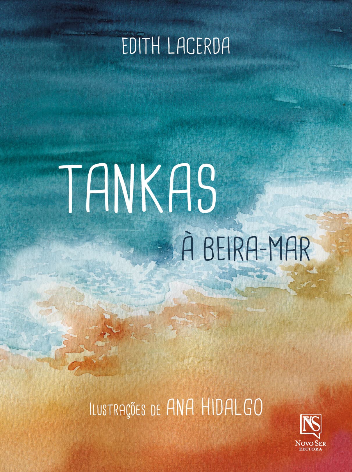 Capa do livro Tankas à Beira-mar, escrito por Edith Lacerda